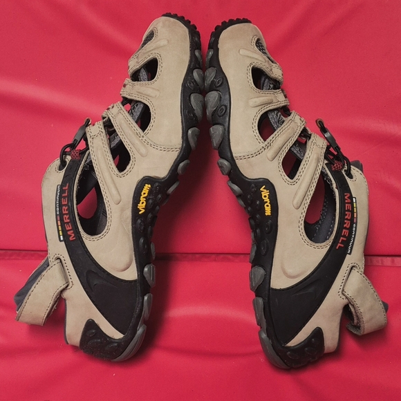 Merrell Chameleon II Web Light Brown Men's Outdoor Performance Shoes size 11 - Picture 3 of 10